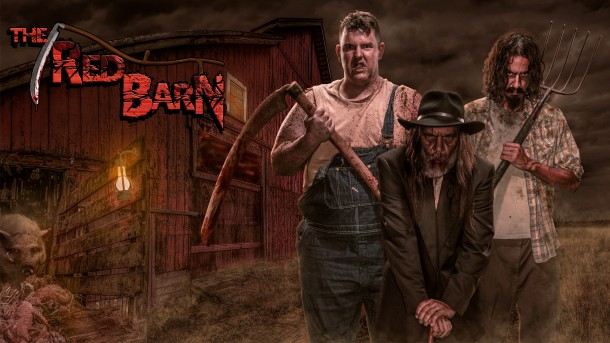 Red Barn Hero Image with logo slide