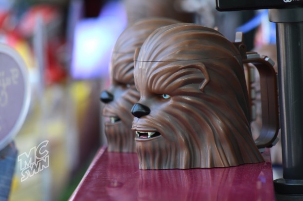 Chewbacca mugs @ outdoor vending.