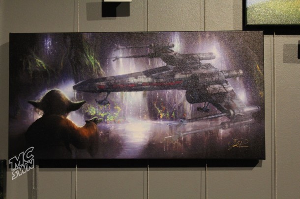 Yoda painting @ Launch Bay