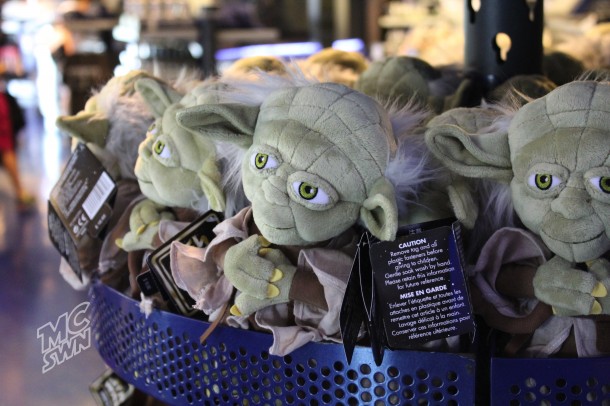 Yoda plushes @ Star Trader