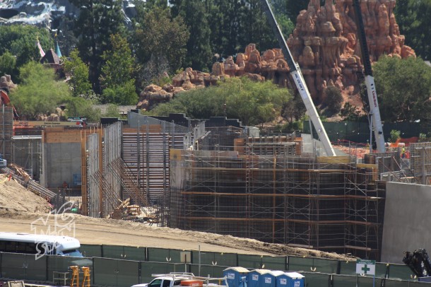 This maze will house the Fantasmic backstage.