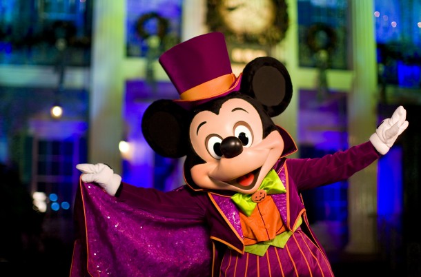 MICKEY'S HALLOWEEN PARTY (ANAHEIM, Calif.) Guests will celebrate Halloween Time at the Disneyland Resort as they interact with some of Disneys most beloved characters decked out in seasonal costumes, including Mickey Mouse. Mickey's Halloween Party returns for 17 nights in 2016 beginning Friday, Sept. 23. Guests are encouraged to dress up for a ghoulish good time and enjoy seasonal scares such as Space Mountain Ghost Galaxy and Haunted Mansion Holiday. (Paul Hiffmeyer/Disneyland Resort)