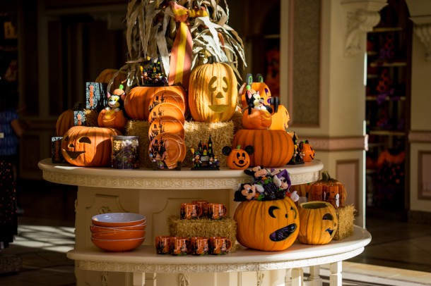 Halloween decor in the Emporium.