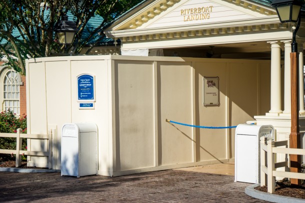First, the right side of the Riverboat station got cleaned up. Now, it is the left side's turn.