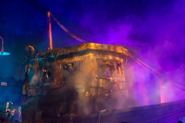 Dead Man's Wharf is the scare zone in the San Francisco area, with lots of scaly looking creatures.