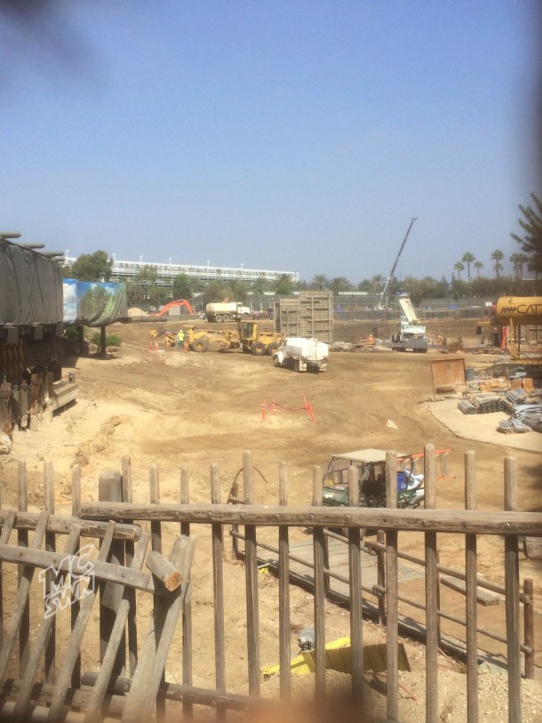 A view from the fence near the Hungry Bear Restaurant.