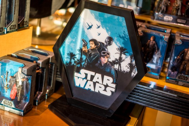 Rogue One merchandise has arrived at the parks.