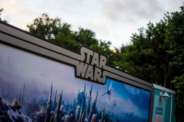 Star Wars will be taking that area over.