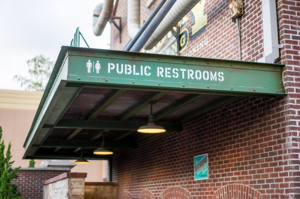 Gonzo's Royal Flush restrooms are now open.