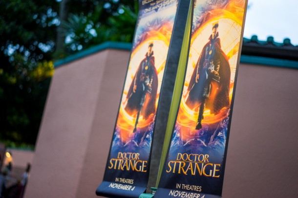 Doctor Strange signs up in the animation area.