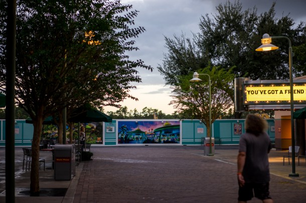 As you can see here, the entire Backlot area is now gone.