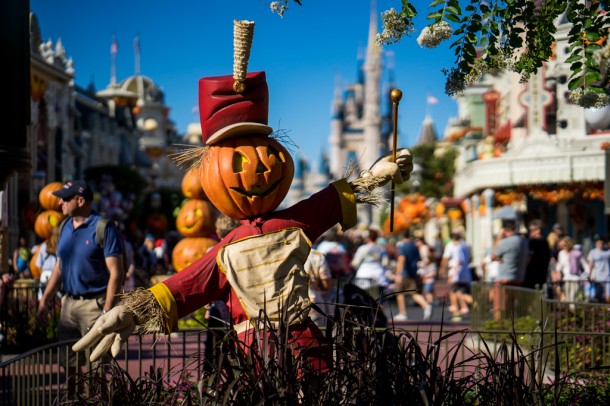 Fall decor will soon be replaced with holiday decor on Main Street.