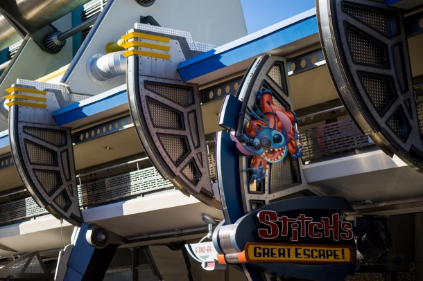 Stitch's Great Escape is now running on a seasonal capacity. Probably could have used it on a busy day.