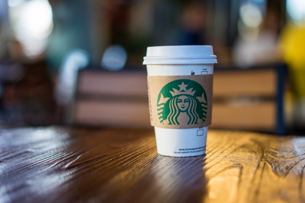 Early mornings come with Starbucks.