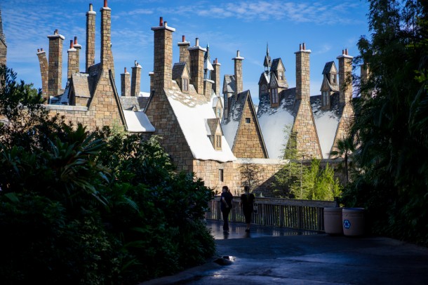 Hogsmeade is beautiful in the mornings.