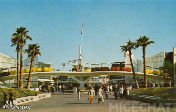 New Tomorrowland Entrance - c. 1970