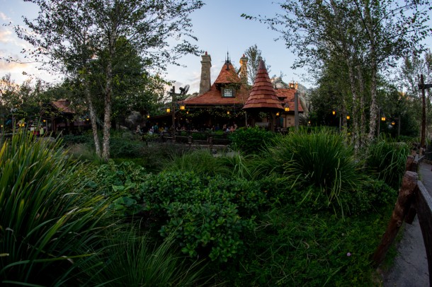 Belle's cottage also has been decorated for the season.