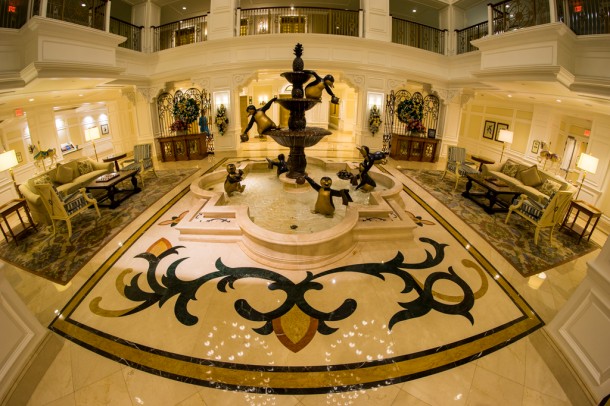 Very subtle decoration at the DVC wing of the Grand Floridian.