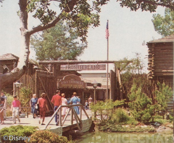 The Wild West was just across this bridge - Frontierland 