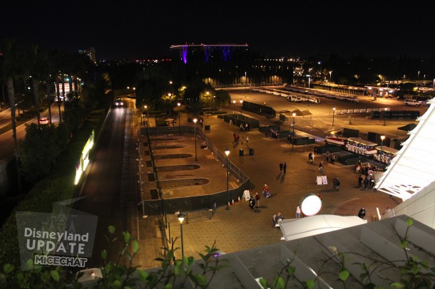 BTW…Behind where the trams are parked is the site of the new hotel planned for the resort.