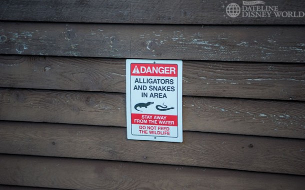 After an unfortunate incident, many new warning signs for wildlife have been placed throughout the parks and hotels.