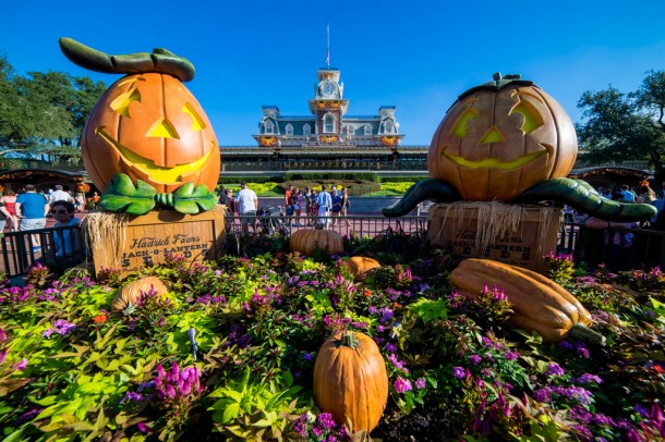 Halloween was celebrated at the Magic Kingdom.