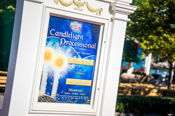 Whoopi Goldberg was narrating the Candlelight Processional this weekend.