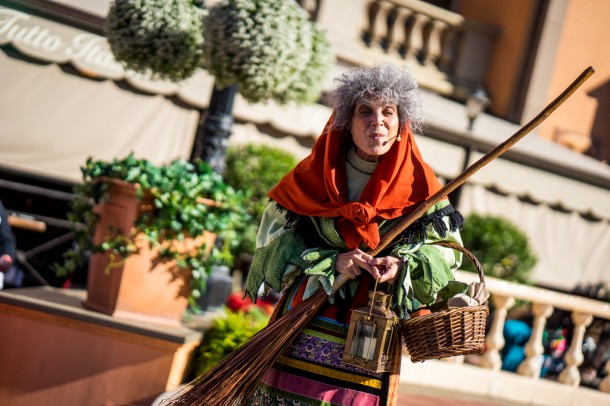 La Befana tells the story of the Epiphany in Italy.