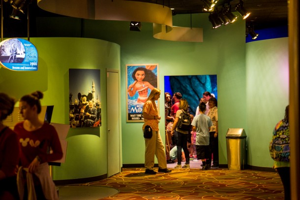 Yes, I thought a few weeks ago that the area that used to house the New Fantasyland model would have been getting a change for a Pandora or Star Wars/Toy Story Land model. It is just a Moana meet and greet. Kind of a shame to see part of One Man's Dream get chipped away.