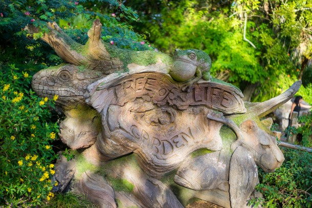 Heading into the Tree of Life Garden.