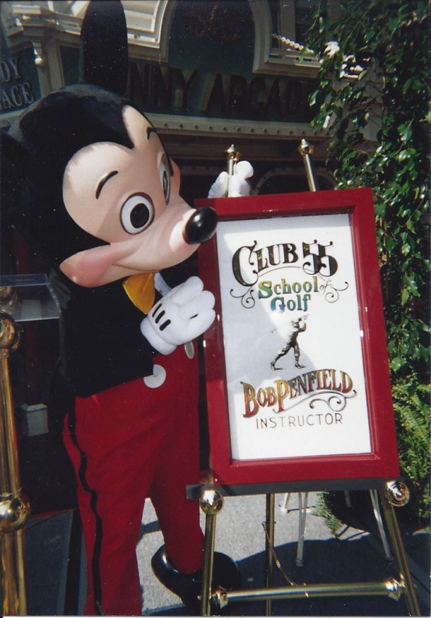The Big Cheese was on hand for the presentation of Bob Penfield's Window on Main Street in July 1997.