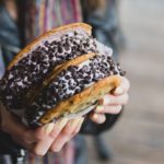 Boysenberry Ice Cream Sandwich