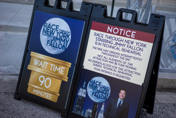 , Race Through New York Starring Jimmy Fallon Soft Opens at Universal Studios Florida