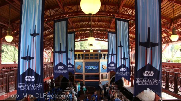 , Hyperspace Mountain Launches at Disneyland Paris