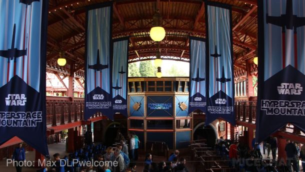 , Hyperspace Mountain Launches at Disneyland Paris