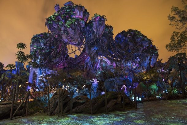 , Pandora at night sparkles and amazes, but mostly in photos