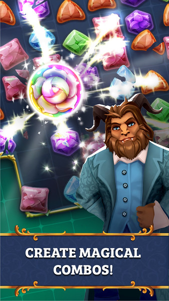 , Beauty and the Beast:Perfect Match Mixes Match-3 and Sim in Unique New Mobile Game