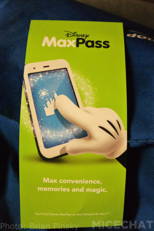 Disneyland MaxPass