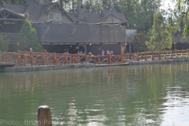 Disneyland Rivers of America Mark Twain Fantasmic Construction