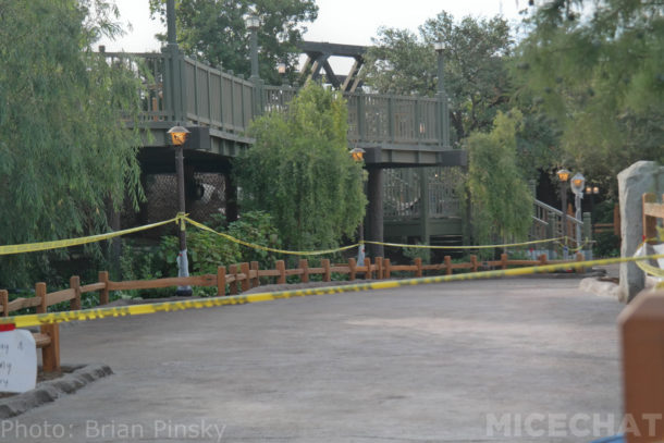 Disneyland Rivers of America Mark Twain Fantasmic Construction