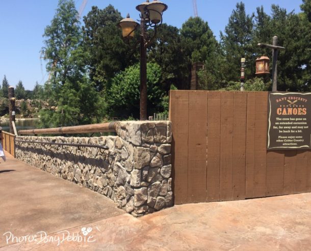 Disneyland Rivers of America Mark Twain Fantasmic Construction