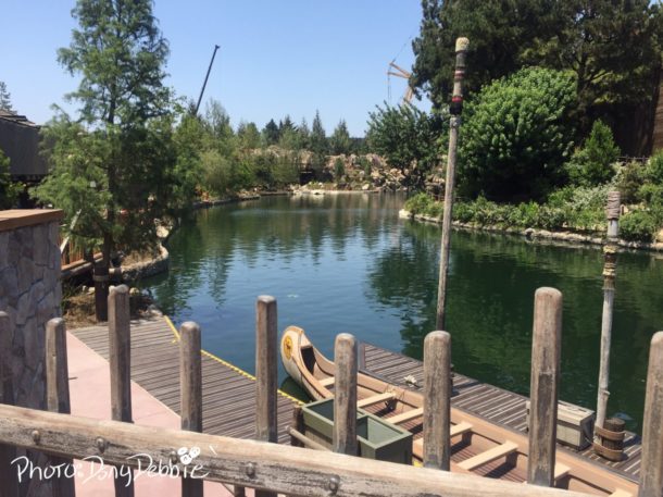 Disneyland Rivers of America Mark Twain Fantasmic Construction