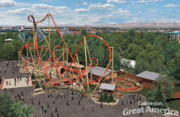 , Six Flags and Great America Announce New Rides in California