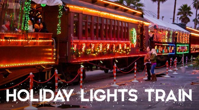 Coastal Cruzin’ on the Holiday Lights Train