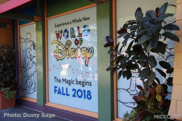 , Disneyland Resort Update – Food & Wine, Construction of New Lands