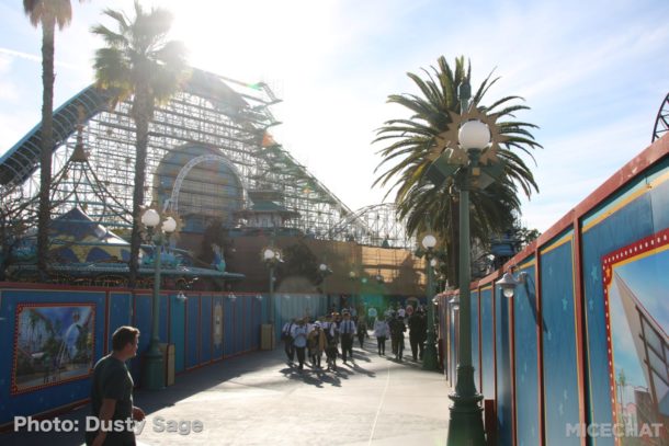 , Disneyland Resort Update – Food & Wine, Construction of New Lands