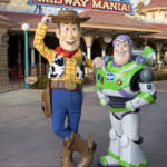 Buzz Lightyear & Woody at Toy Story Mania