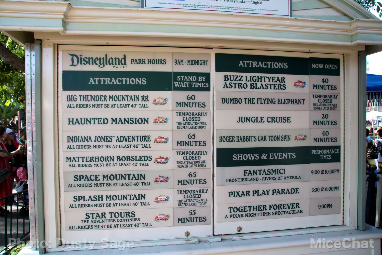 , Disneyland Photo Update – When I See an Elephant Fly