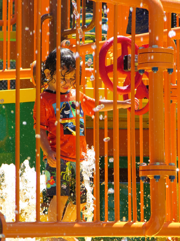 , A Blooming Wet Time at Gilroy Gardens