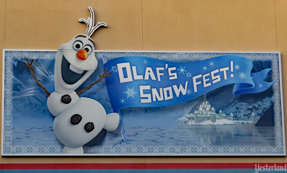 Yesterland: Olaf’s Snow Fest